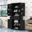 Tall Freestanding Bathroom Cabinet with Adjustable Shelf, Anti-Tipping Design and Ample Storage-774116232