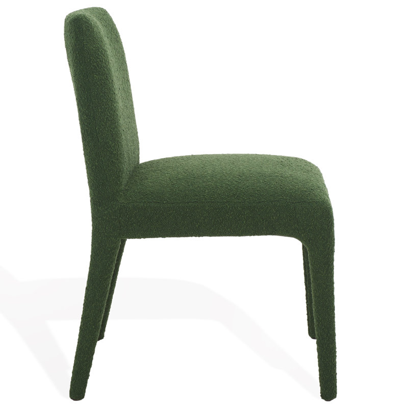 Derrick Upholstered Dining Chair, Dark Green