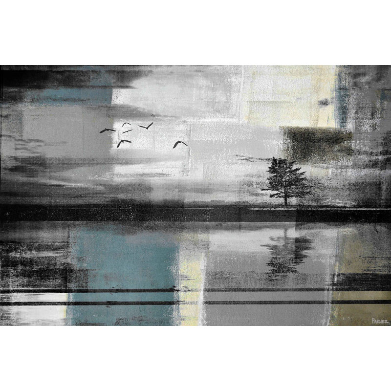 «Peaceful Lake» par Parvez Taj, impression sur toile tendue, H 30 po x l 45 po x P 1,5 po