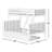 Brubaker Kids Twin Over Full Bunk Bed with Trundle-344892519