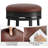 Villere Upholstered Counter Stool with Metal Frame