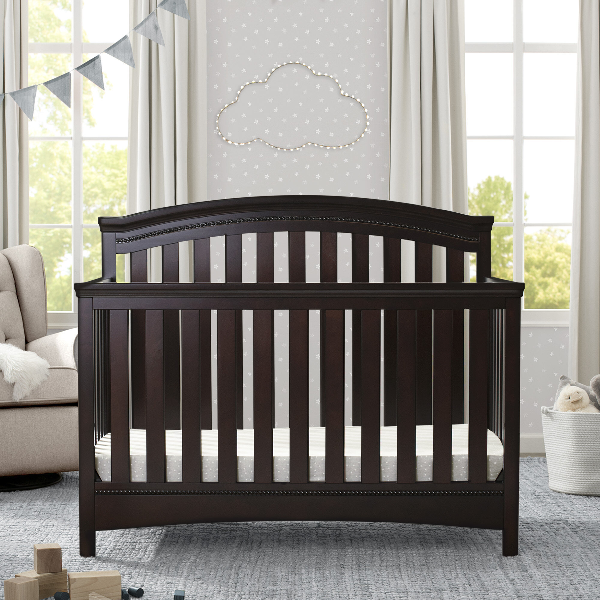 Delta children emerson store 4 in 1 crib