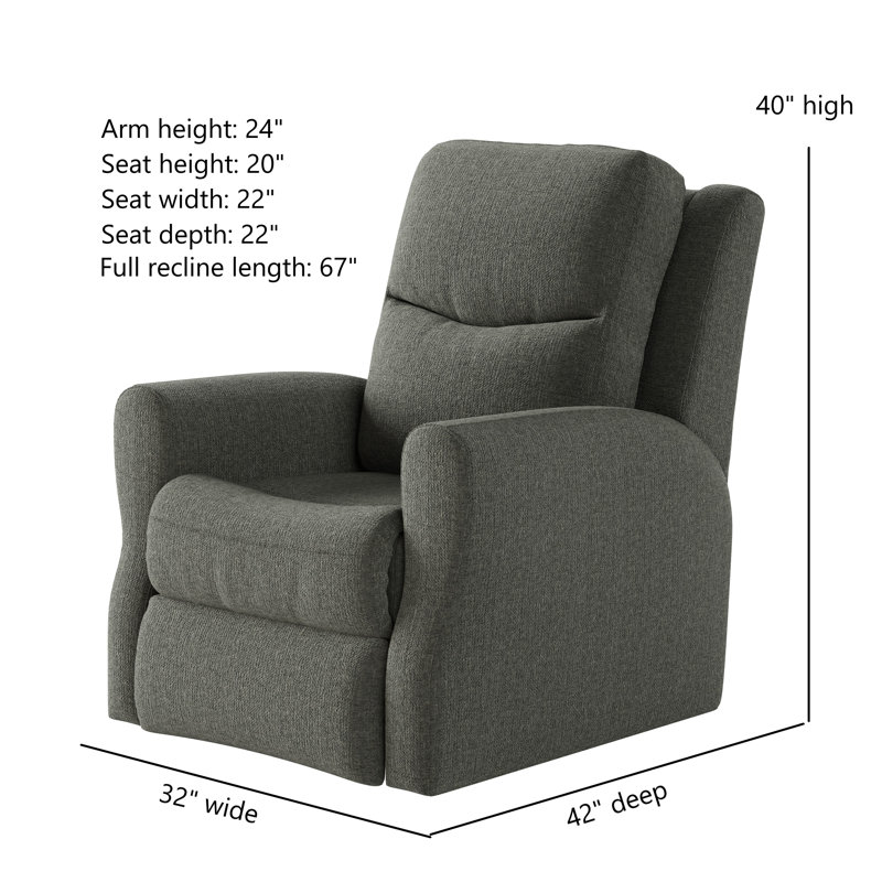 Fauteuil inclinable et pivotant Fame, Light Grey