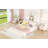 Wood Floor Bed With House-Shaped Headboard-453419971-453419968