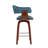 Keisha Swivel Fabric Mid-Century Stool-1274460724-1274460725