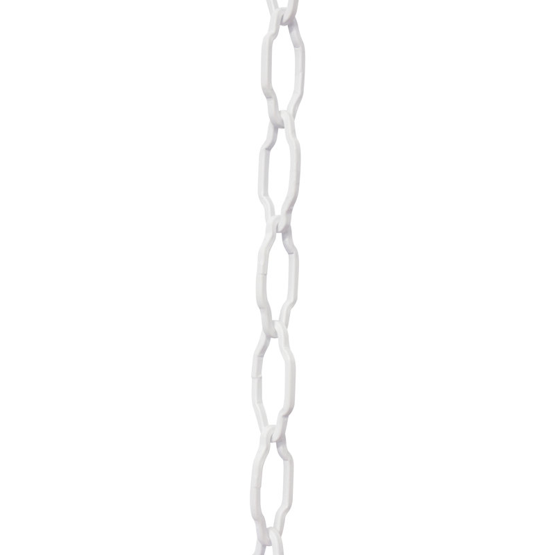 Chaîne décorative de lustre cathédrale, Blanc, 780"L x 0.79" W x 0.13"D