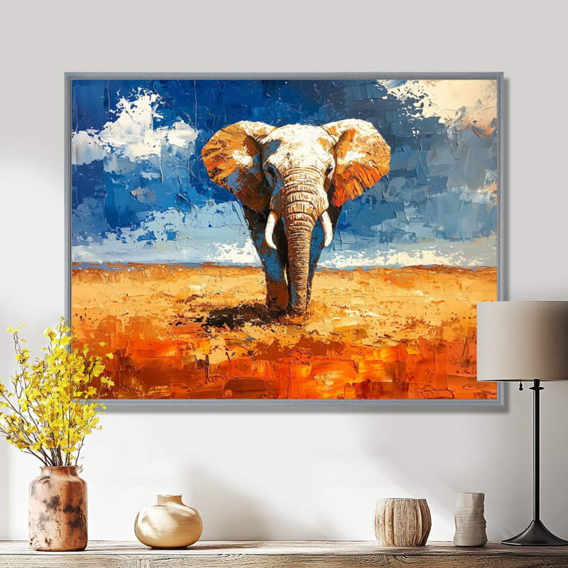 Hakes - Animals Wall Art, Argent argent, Impression encadrée flottante, H 24 po x l 32 po
