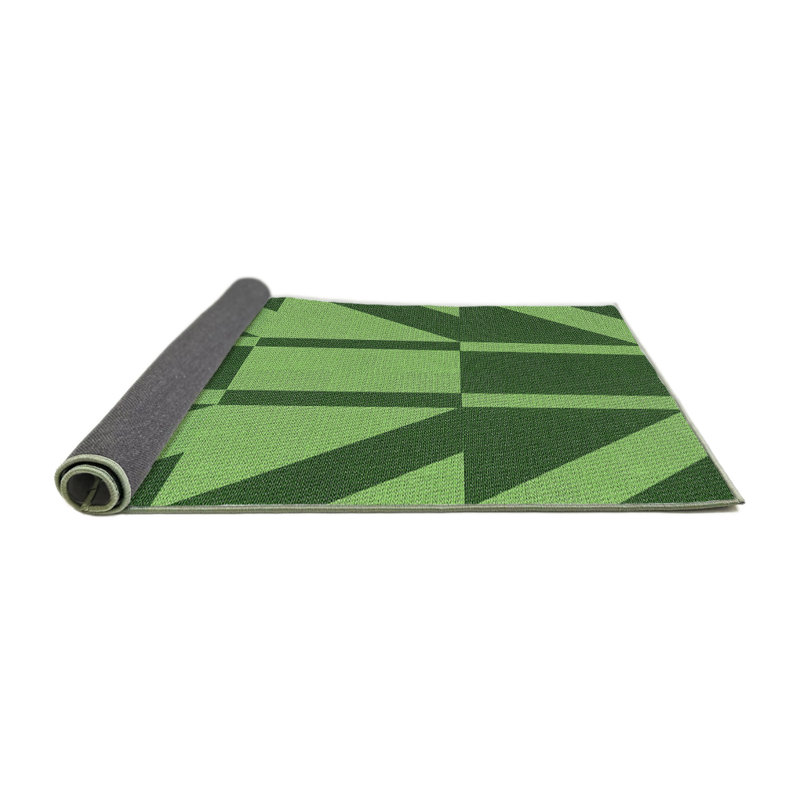 Tapis de zone verte à motif, Rond 5 pi