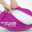 Cathyjo Super Soft Microfibre Reversible 200 TC Plain Duvet Cover Set with Cases-894273050-894273044