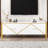 Console Cabinet with 2 Spacious Cabinets-2138677124