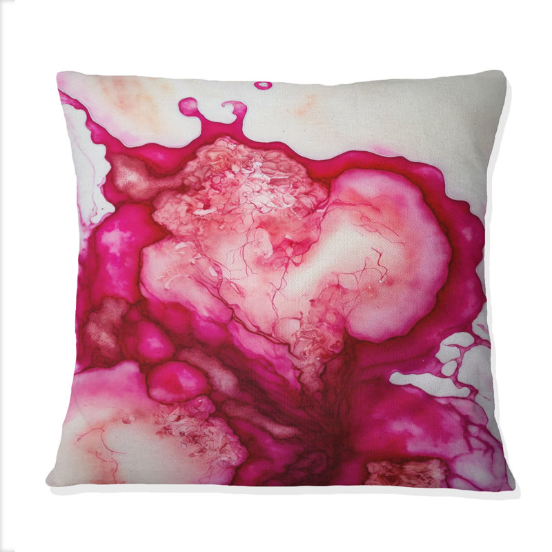 Coussin décoratif Eruption Of Raspberry Blush Joy IV - Abstract