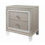 Table de chevet Cross Glam Champagne