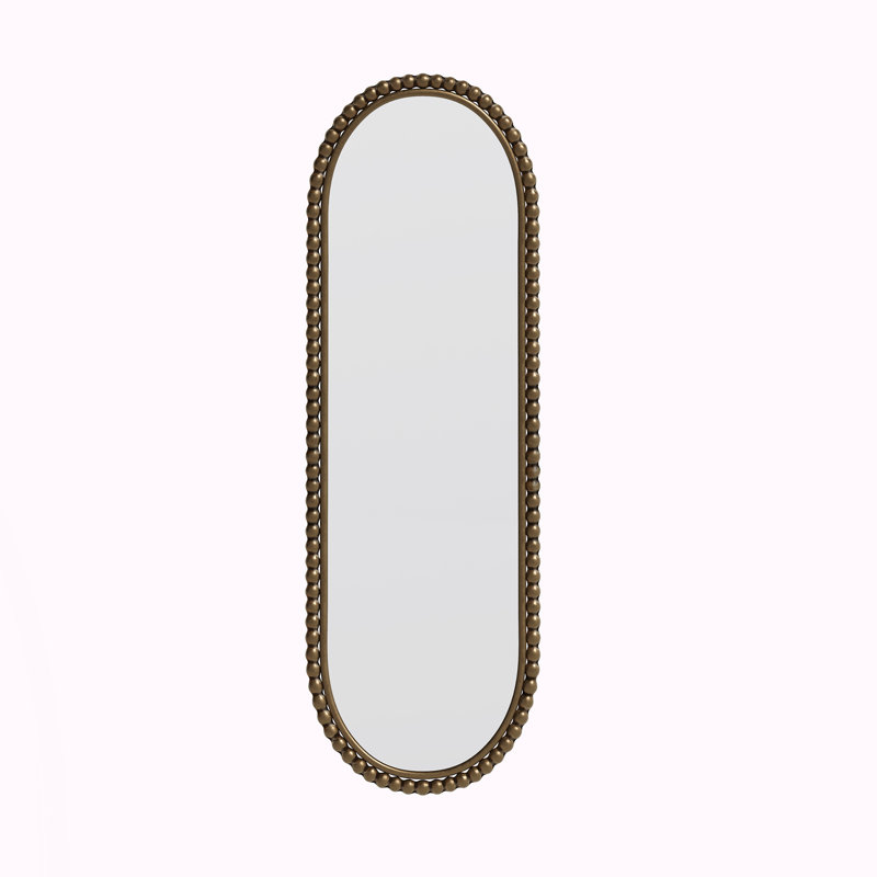 Miroir rétro Iron Art, Doré