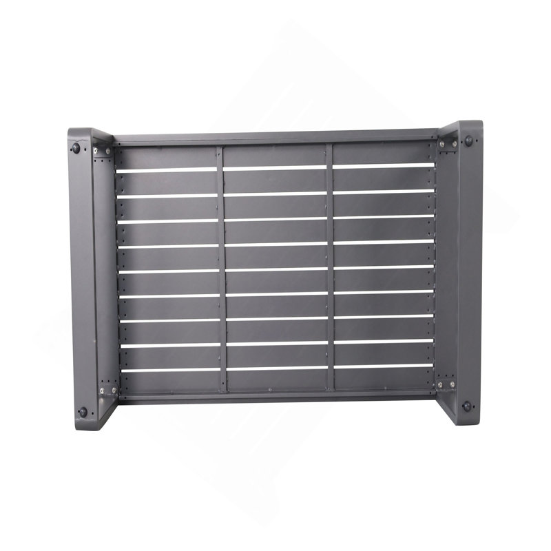 Canapé double + table basse rectangulaire, Black, Blanc