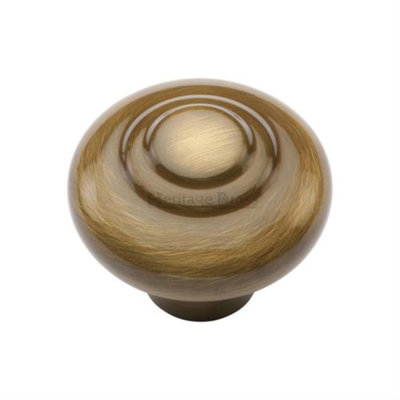 Heritage Brass Heritage Cabinet Knob Round Bead Design