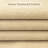 Pinch Pleat Valance for Kitchen Window Blackout Faux Linen Textured Solid Beige Valance for Living Room  Farmhouse Linen Curtain Valance Window Treatment Back Tab-101841143