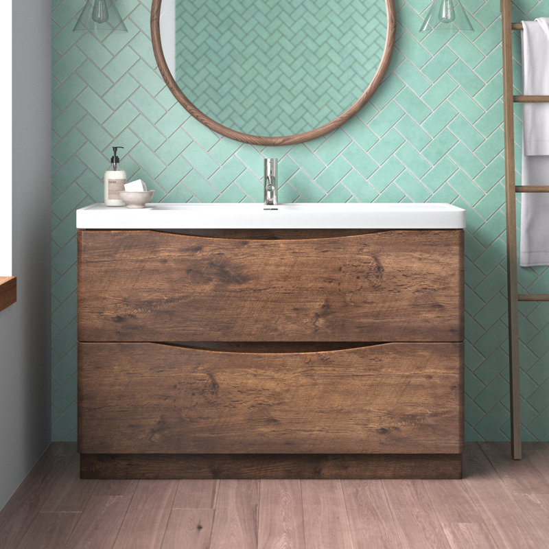 Ensemble de meuble-lavabo simple 48 po Firkins, Châtaigne