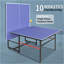 Ensemble de table de ping-pong pliable et portatif de 8 pieds de taille moyenne pour jeux de table d'intérieur avec filet