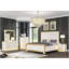 Miroir Obsession de style contemporain avec lumières DEL et finition dorée, parfait pour rehausser le décor de la chambre à coucher.
