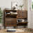 Shoe Cabinet, Modern Independent Shoe Cabinet With 2 Flip Drawers, Accent Cabinet-851944203
