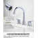 8 inch Two Handles Widespread Bathroom Sink Faucet with Drain and Supply Line