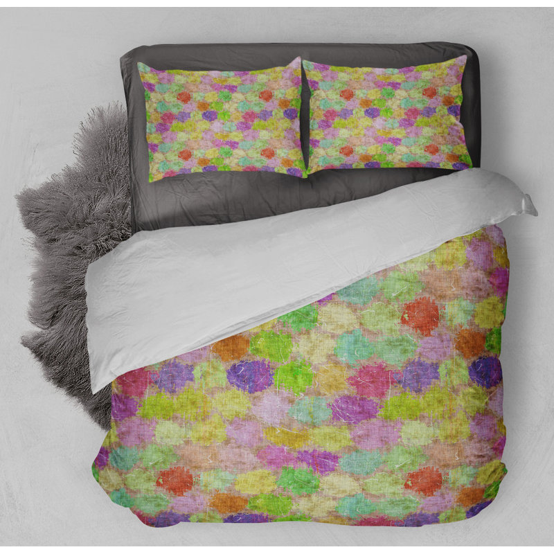 Polyester Twill Abstract Comforter, King Comforter + 2 King Pillowcases