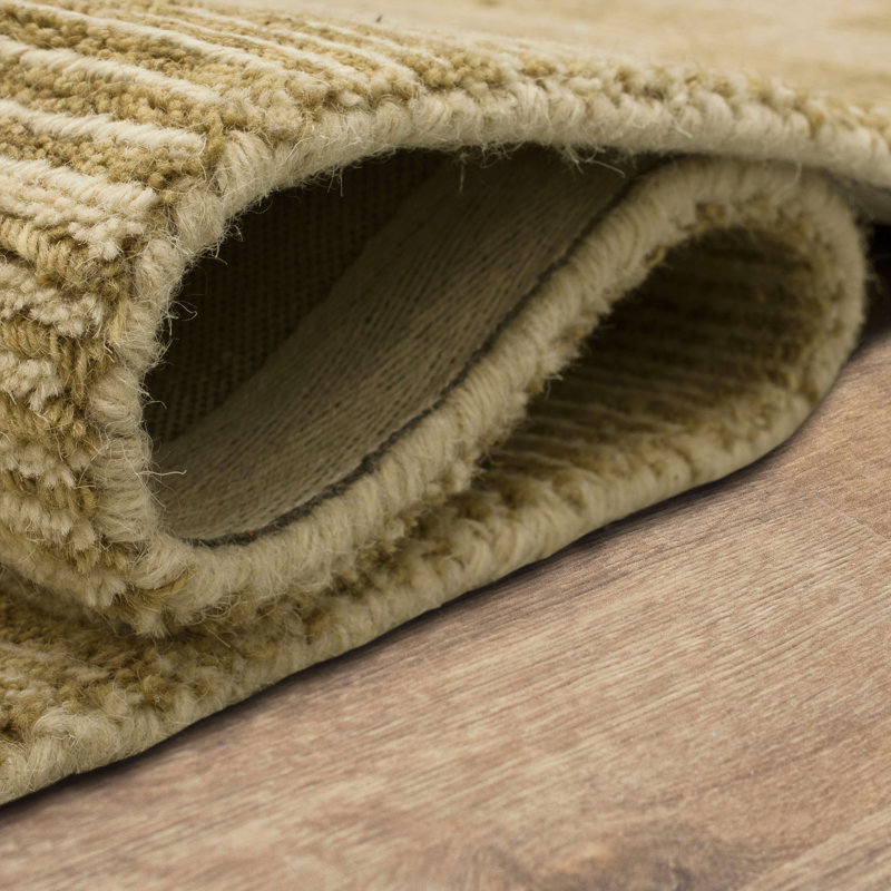 Karastan Rugs Broken Stripe Flint Area Rug, Rectangle 5' x 8', Yellow