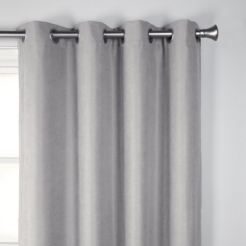 Crellin Blackout Curtain Single Panel, Camel, 52" W x 84" L
