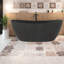 Baignoire profonde et bain tourbillon
