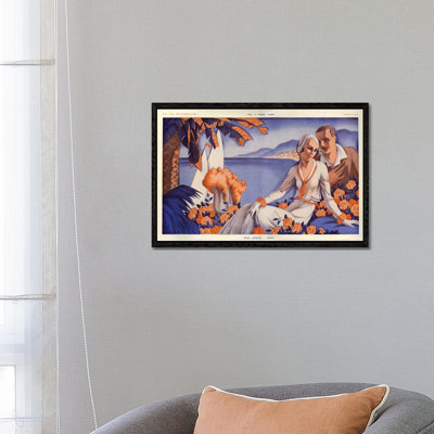 1931 La Vie Parisienne Magazine Plate by Fabius Lorenzi - Gallery-Wrapped Canvas Giclée on Canvas