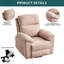 Fauteuil de massage inclinable électrique chauffant EROMMY-61121789