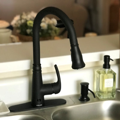 Lulani Moorea Sensor Pull Down Touchless Single Handle Kitchen Faucet