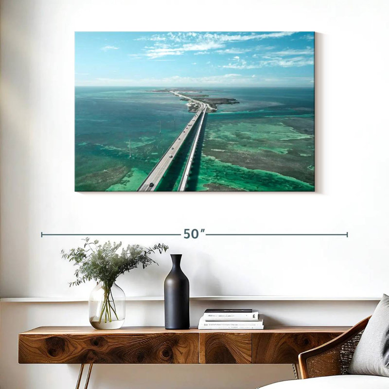 Lilie Wonderful Seven Mile Bridge, H 26 po x l 39 po