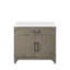 Meuble-lavabo simple avec comptoir en quartz-1738251830
