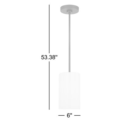 Single Light Glass Dimmable Pendant