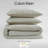 Calvin Klein Microwaffle Solid Reversible 3 Piece Duvet Cover Set-98357586-98357583