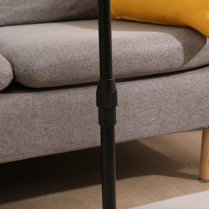 Height Adjustable Tray - For Bedroom Furniture Oval + Rectangle Functional And Practical Side Table Chairs Metal Base Included