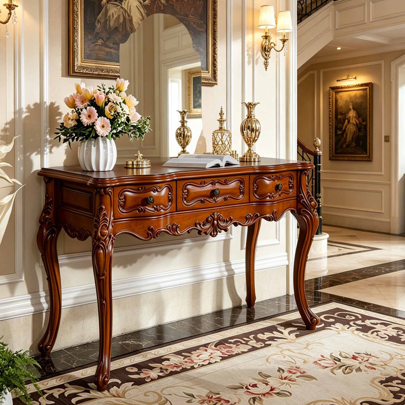 Coiffeuse d'intérieur luxueuse de style européen