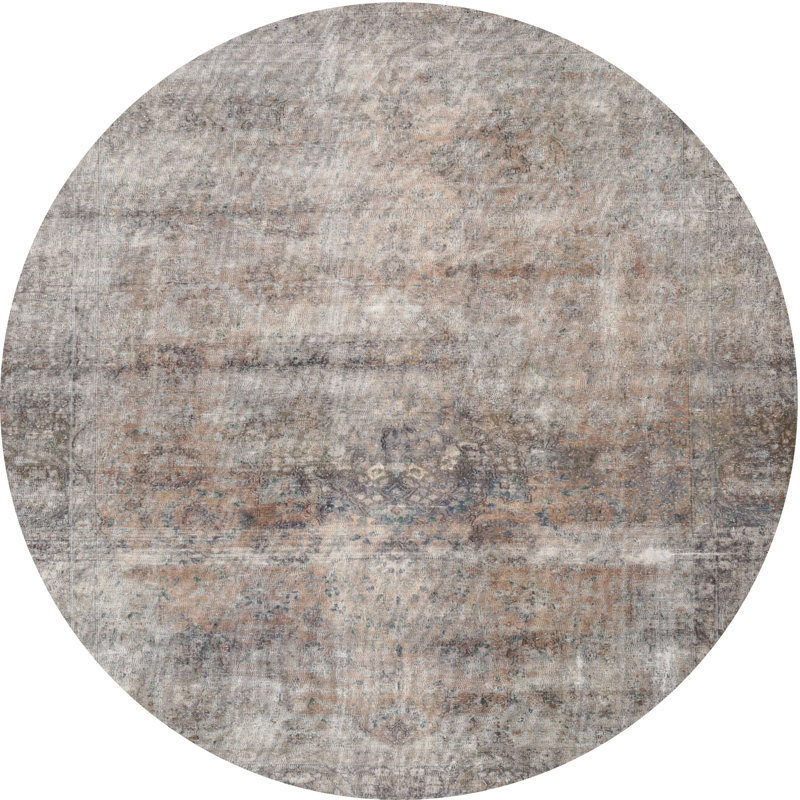 Oriental Indoor Rug, Round 3'