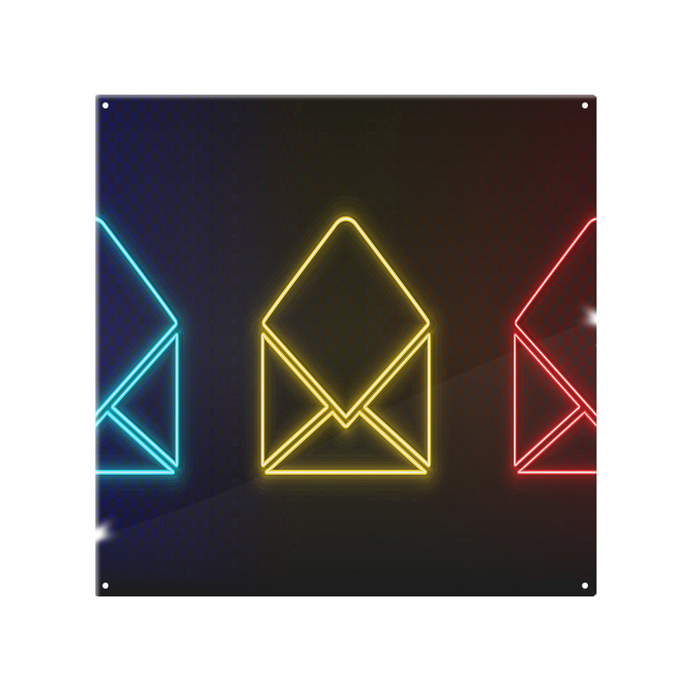 Neon Email  Splash Back
