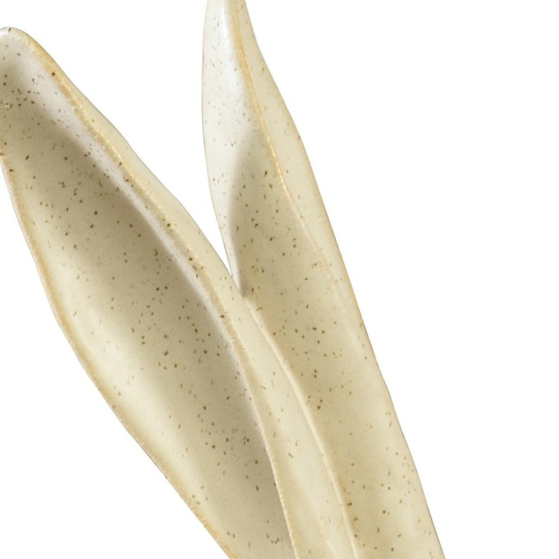 Drexil 13" White Polyresin Sculpture Tabletop Sculpture, 13" H x 6.5" W x 4.5" D
