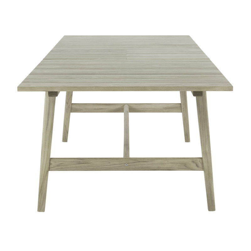Coast Outdoor Dining Table, Oyster Teak
