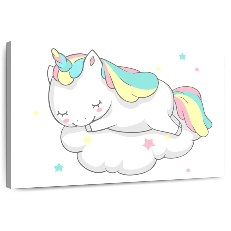 Ashelle Sleepy Unicorn, H 20 po x l 30 po
