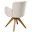 50cm H Fabric Upholstered Upholstered Back Armchair in Beige