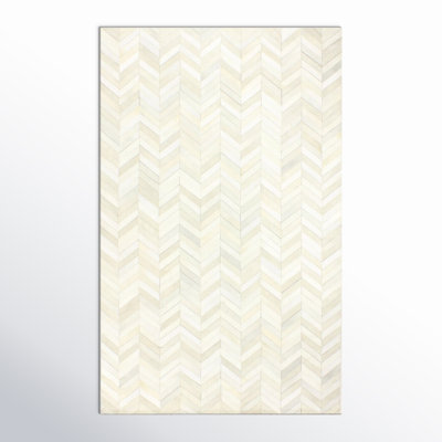 Marsha Handmade White/Ivory Rug