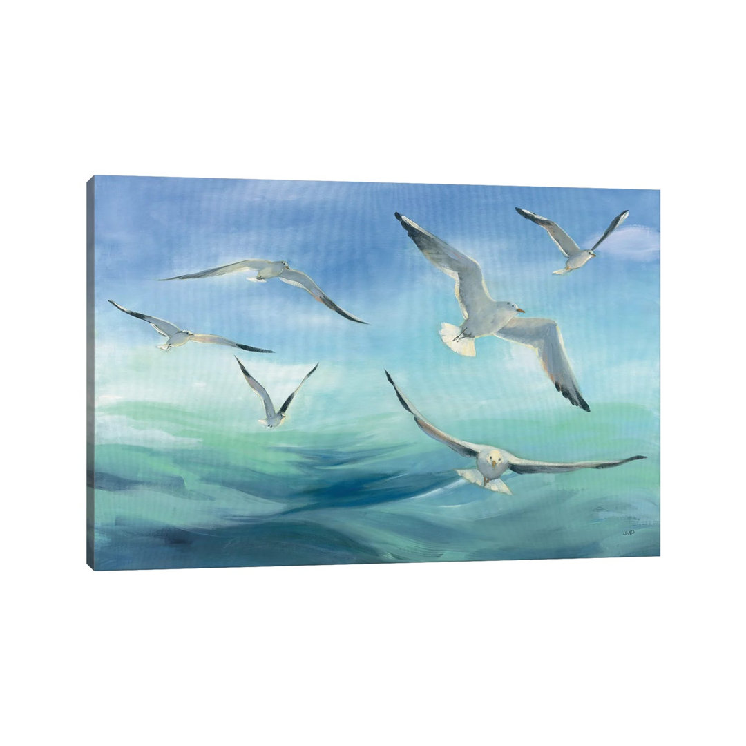 Sea Flight by Julia Purinton - Wrapped Canvas Painting