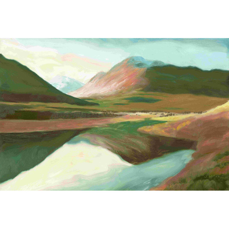 High North Spice - Peinture, H 12 po x l 18 po, Toile tendue