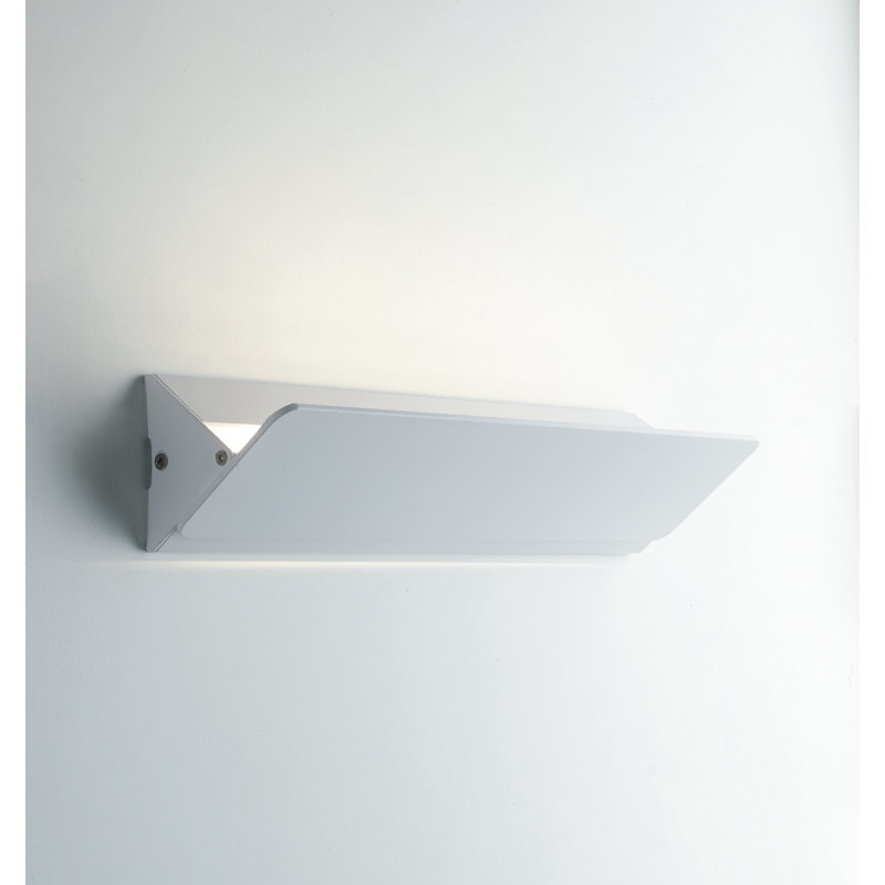 Aluminium LED Flush Mounted Sconce, White