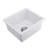 Quartz 18" L X 16" W Undermount Bar Sink With Grid And Strainer