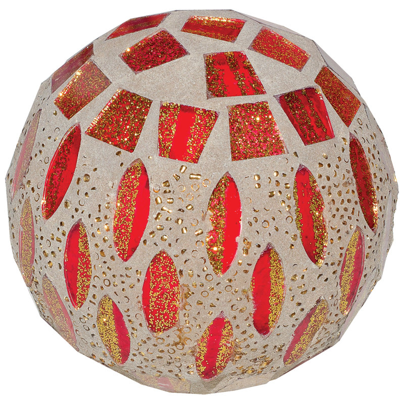 Handmade Abstract Figurine / Sculpture Decorative Object, Red